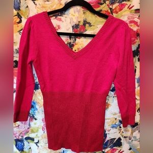 Bebe Hot Pink Sweater